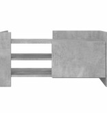VidaXL Tv-meubel 80x35x40 cm bewerkt hout betongrijs
