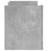 VidaXL Tv-meubel 80x35x40 cm bewerkt hout betongrijs