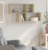 VidaXL Wandschap 100x20x53 cm bewerkt hout sonoma eikenkleurig