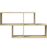 VidaXL Wandschap 100x20x53 cm bewerkt hout sonoma eikenkleurig