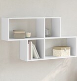 VidaXL Wandschap 100x20x53 cm bewerkt hout wit