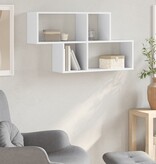 VidaXL Wandschap 100x20x53 cm bewerkt hout wit