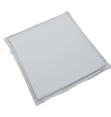 VidaXL Tuinzitkussens 4 st vierkant 45x45x2 cm lichtgrijs