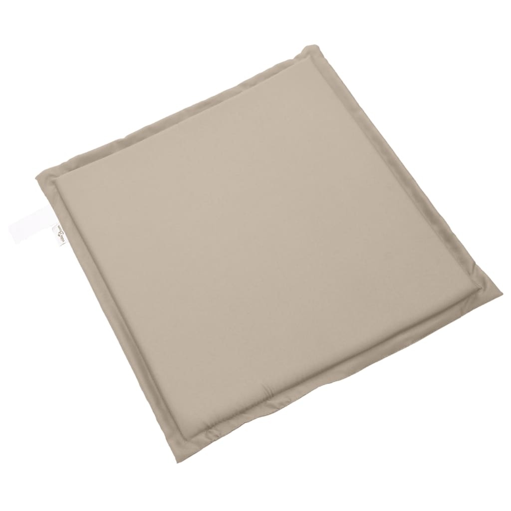 VidaXL Tuinzitkussens 4 st vierkant 45x45x2 cm taupe