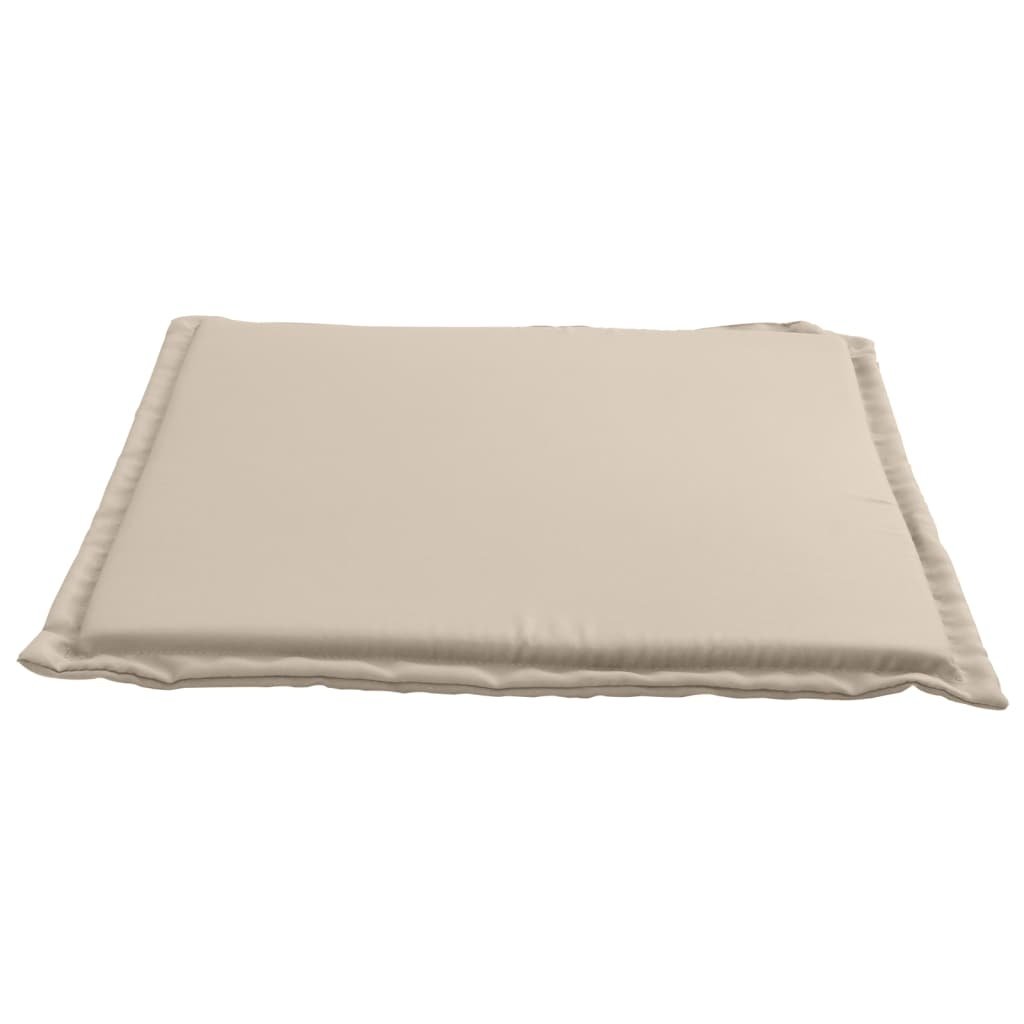 VidaXL Tuinzitkussens 4 st vierkant 45x45x2 cm taupe