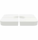 VidaXL 4-delige Set parasolvoeten voor kruisvoet parasol 100 kg PP