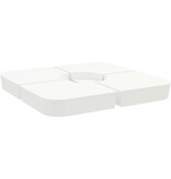 VidaXL 4-delige Set parasolvoeten voor kruisvoet parasol 100 kg PP