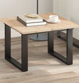 VidaXL Tafelbladen 2 st rechthoekig 60x30x1,7 cm massief grenenhout