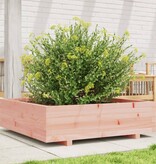 VidaXL Plantenbak 90x90x26,5 cm massief douglashout