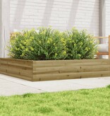 VidaXL Plantenbak 110x110x23 cm geïmpregneerd grenenhout