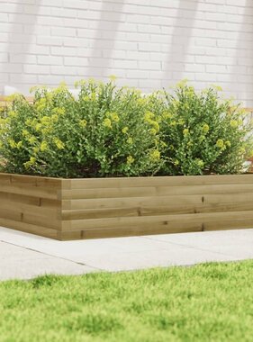VidaXL Plantenbak 110x110x23 cm geïmpregneerd grenenhout