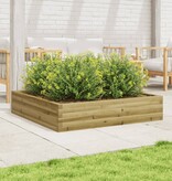 VidaXL Plantenbak 110x110x23 cm geïmpregneerd grenenhout