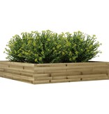 VidaXL Plantenbak 110x110x23 cm geïmpregneerd grenenhout