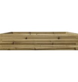 VidaXL Plantenbak 110x110x23 cm geïmpregneerd grenenhout