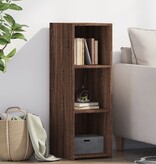 VidaXL Dressoir 30x41x93 cm bewerkt hout bruin eikenkleur