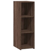 VidaXL Dressoir 30x41x93 cm bewerkt hout bruin eikenkleur