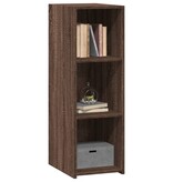 VidaXL Dressoir 30x41x93 cm bewerkt hout bruin eikenkleur