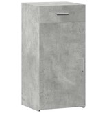 VidaXL Dressoir 45x42,5x93 cm bewerkt hout betongrijs