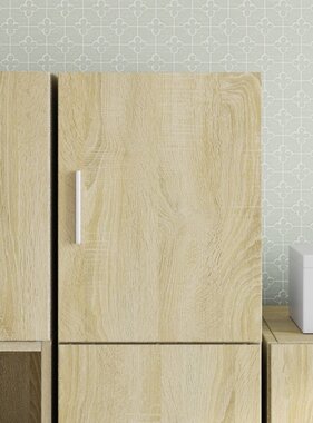 VidaXL Wandkast 30x42,5x40 cm bewerkt hout sonoma eikenkleurig