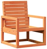 VidaXL Tuinstoel 57,5x63x76 cm massief grenenhout wasbruin