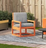 VidaXL Tuinstoel 57,5x63x76 cm massief grenenhout wasbruin