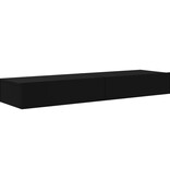 VidaXL Tv-meubelen 2 st met LED-verlichting 60x35x15,5 cm zwart