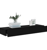 VidaXL Tv-meubelen 2 st met LED-verlichting 60x35x15,5 cm zwart