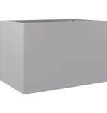 VidaXL Plantenbak 62x40x39 cm gegalvaniseerd staal zilverkleurig