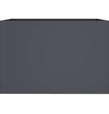 VidaXL Plantenbak 62x40x39 cm staal antracietkleurig