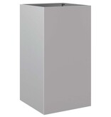 VidaXL Plantenbak 42x38x75 cm gegalvaniseerd staal zilverkleurig
