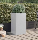 VidaXL Plantenbak 42x38x75 cm gegalvaniseerd staal zilverkleurig