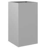 VidaXL Plantenbak 42x38x75 cm gegalvaniseerd staal zilverkleurig