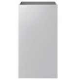 VidaXL Plantenbak 42x38x75 cm gegalvaniseerd staal zilverkleurig