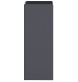 VidaXL Plantenbak 32x29x75 cm staal antracietkleurig