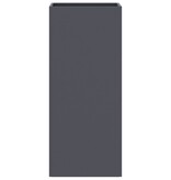 VidaXL Plantenbak 32x29x75 cm staal antracietkleurig