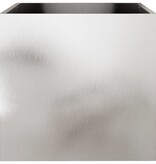 VidaXL Plantenbakken 2 st 49x47x46 cm roestvrij staal zilverkleurig