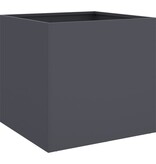 VidaXL Plantenbak 49x47x46 cm staal antracietkleurig