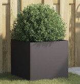 VidaXL Plantenbak 42x40x39 cm staal zwart