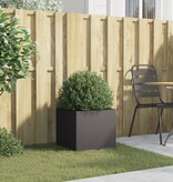 VidaXL Plantenbak 42x40x39 cm staal zwart