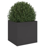 VidaXL Plantenbak 42x40x39 cm staal zwart