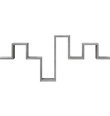 VidaXL Wandschap 104,5x10x43 cm bewerkt hout betongrijs