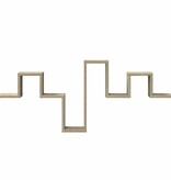 VidaXL Wandschap 104,5x10x43 cm bewerkt hout sonoma eikenkleurig