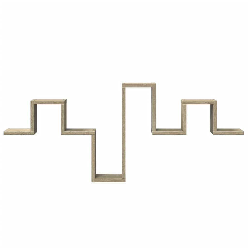 VidaXL Wandschap 104,5x10x43 cm bewerkt hout sonoma eikenkleurig