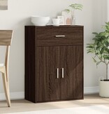 VidaXL Dressoir 60x30x84 cm bewerkt hout bruin eikenkleur