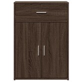 VidaXL Dressoir 60x30x84 cm bewerkt hout bruin eikenkleur
