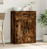 VidaXL Dressoir 60x30x84 cm bewerkt hout gerookt eikenkleurig