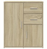 VidaXL Dressoir 60x31x70 cm bewerkt hout sonoma eikenkleurig
