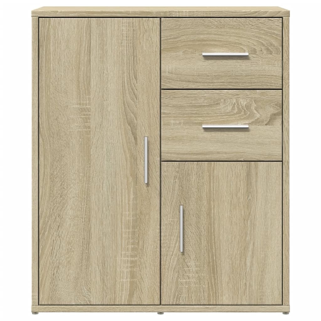 VidaXL Dressoir 60x31x70 cm bewerkt hout sonoma eikenkleurig