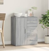 VidaXL Dressoir 60x31x70 cm bewerkt hout grijs sonoma
