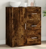 VidaXL Dressoir 60x31x70 cm bewerkt hout gerookt eikenkleurig